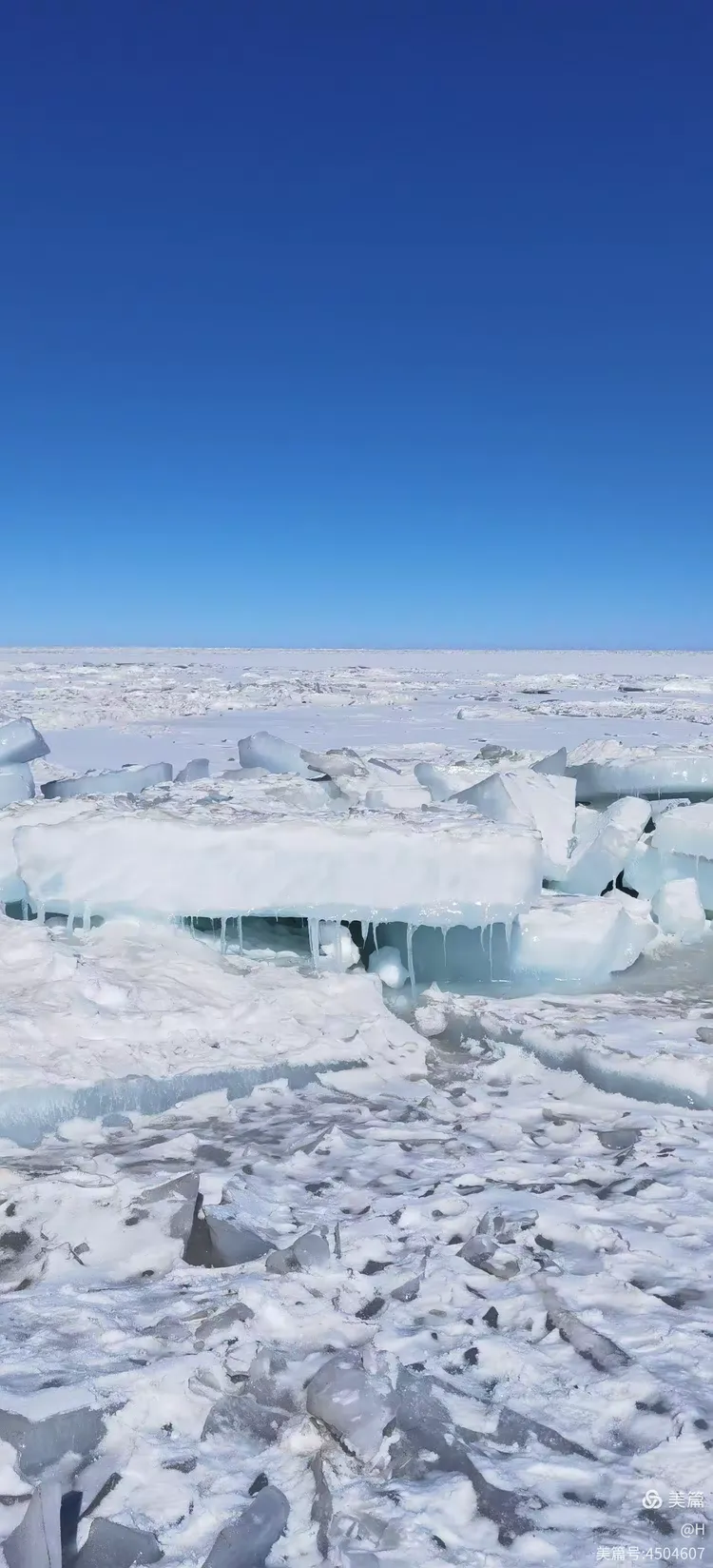 2024年春节初二游拍青海湖江西沟天然蓝冰